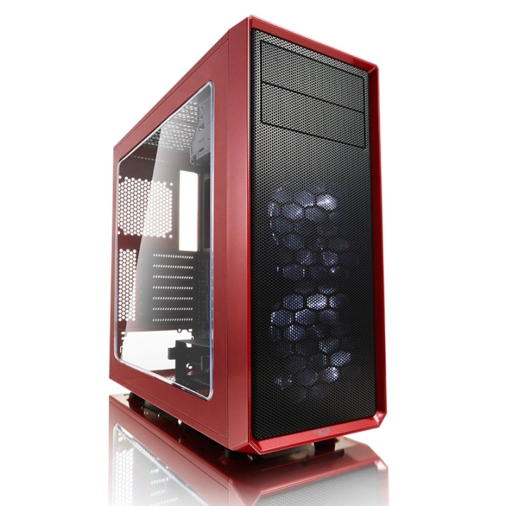 Fractal Design Focus G Midi Tower Svart, Rød i gruppen Datautstyr / PC-Komponenter / Chassis hos TP E-commerce Nordic AB (A14544)