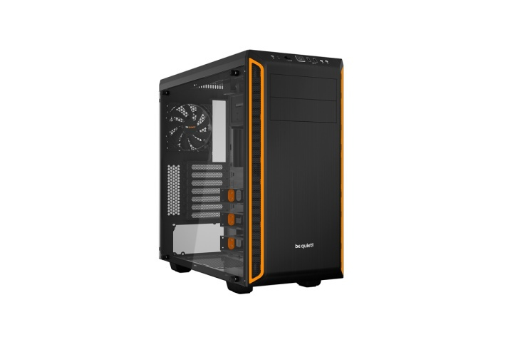 be quiet! Pure Base 600 Window Midi Tower Svart, Orange i gruppen Datautstyr / PC-Komponenter / Chassis hos TP E-commerce Nordic AB (A14557)