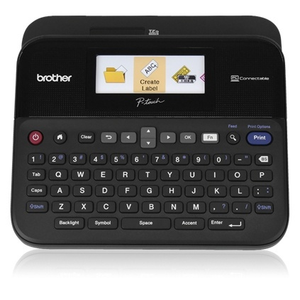 Brother PT-D600VP etikettskriver for termisk overføring 180 x 360 DPI Kabel TZe QWERTY i gruppen Datautstyr / Skrivere og tilbehør / Skrivere / Merkemaskiner og tilbehør / Skrive og tilbehør hos TP E-commerce Nordic AB (A14635)
