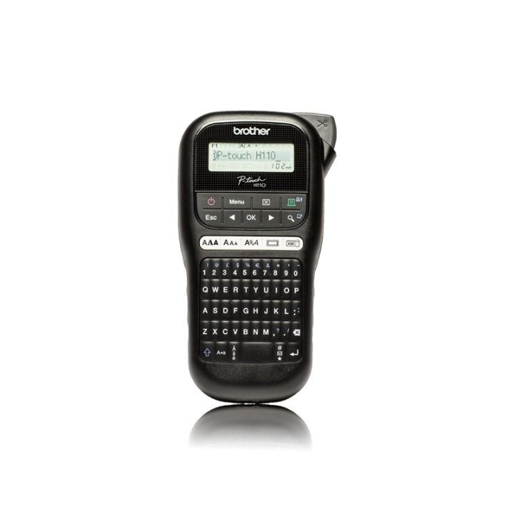 Brother PT-H110 Termisk etikettskriver 180 x 180 DPI TZe QWERTY i gruppen Datautstyr / Skrivere og tilbehør / Skrivere / Strekkode- og etikettskrivere hos TP E-commerce Nordic AB (A14638)