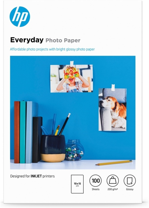 HP CR757A fotopapir Hvitt glanset i gruppen Elektronikk / Foto og video / Fotograferingsutstyr / Annet hos TP E-commerce Nordic AB (A14743)