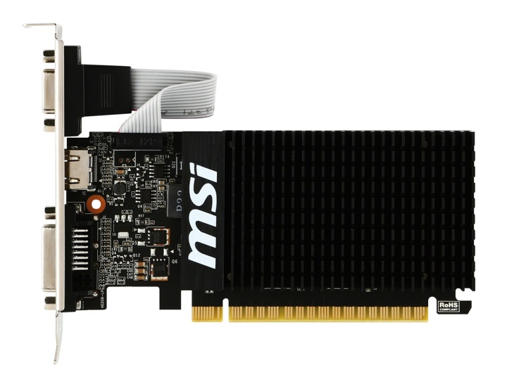 MSI V809-2000R grafikkort NVIDIA GeForce GT 710 2 GB GDDR3 i gruppen Datautstyr / PC-Komponenter / Skjermkort hos TP E-commerce Nordic AB (A14763)