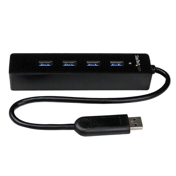 StarTech.com ST4300PBU3 Grensesnittnav USB 3.2 Gen 1 (3.1 Gen 1) Type-A 5000 i gruppen Datautstyr / Datamaskin Tilbehør / USB-Hubs hos TP E-commerce Nordic AB (A14775)