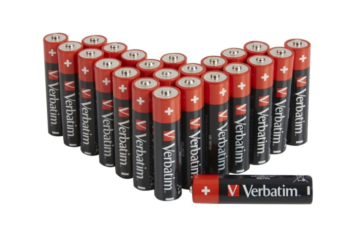 Verbatim Standardbatterier 24 x AAA / LR03 alkaliske batterier i gruppen Elektronikk / Batterier & Ladere / Batterier / AAA hos TP E-commerce Nordic AB (A14806)