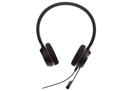 Jabra Evolve 20 MS Stereo Headset Huvudband USB Type-A Svart i gruppen Datautstyr / Datamaskin Tilbehør / Headset hos TP E-commerce Nordic AB (A14845)