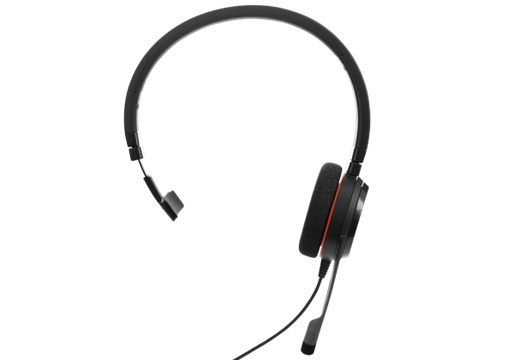 Jabra Evolve 20 UC Mono hodesett hodebøyle svart i gruppen Datautstyr / Datamaskin Tilbehør / Headset hos TP E-commerce Nordic AB (A14846)