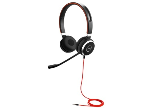 Jabra EVOLVE 40 Stereo Headset Huvudband Svart i gruppen Datautstyr / Datamaskin Tilbehør / Headset hos TP E-commerce Nordic AB (A14857)