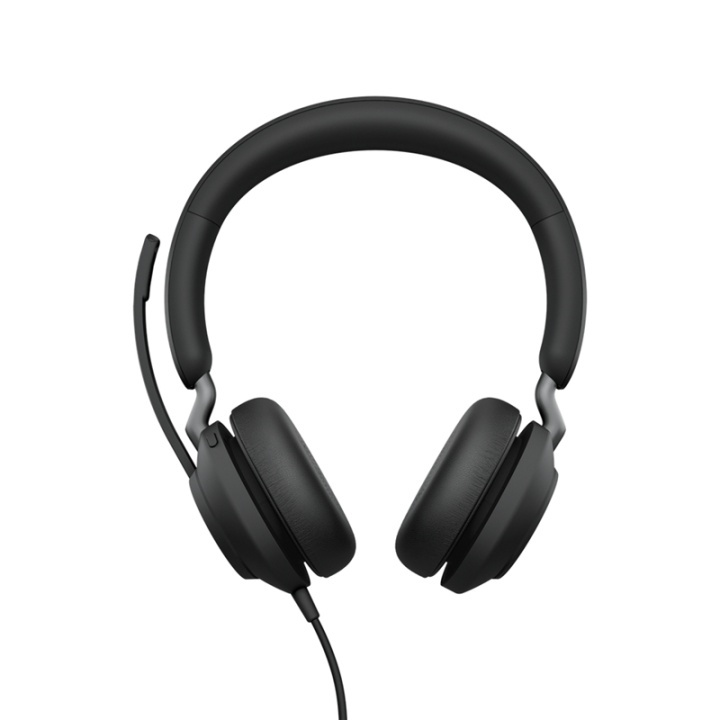 Jabra Evolve2 40, MS Stereo Headset Hodebøyle USB Type-A Svart i gruppen Datautstyr / Datamaskin Tilbehør / Headset hos TP E-commerce Nordic AB (A14860)