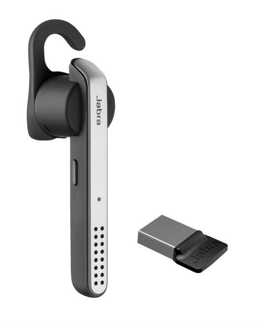 Jabra Stealth UC-hodesett i øret Micro-USB Bluetooth Svart, grå, sølv i gruppen SMARTTELEFON & NETTBRETT / Annet tilbehør / Bilhandsfree hos TP E-commerce Nordic AB (A14861)