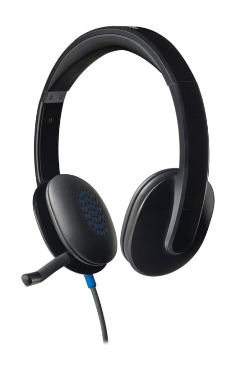 Logitech H540 Hodesetthodebånd USB Type-A Svart i gruppen Datautstyr / Datamaskin Tilbehør / Headset hos TP E-commerce Nordic AB (A14873)