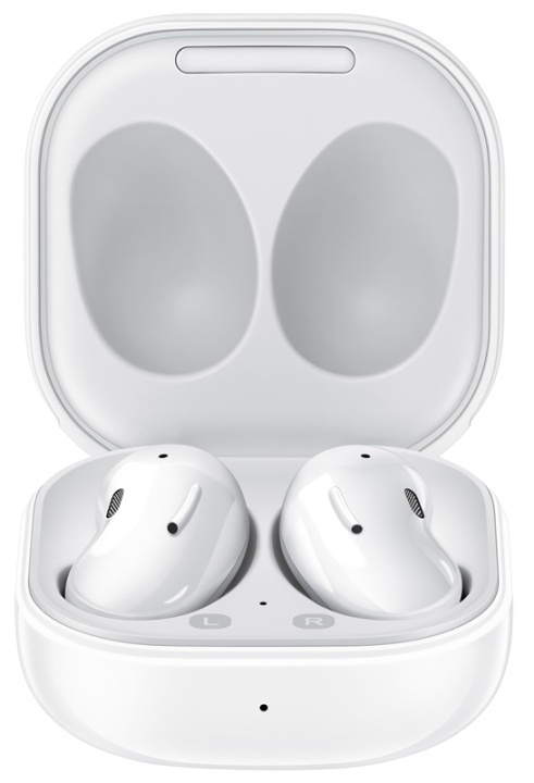 Samsung Galaxy Buds Live, Mystic White Hodesett i øret Bluetooth hvit i gruppen Elektronikk / Lyd & Bilde / Hodetelefoner & Tilbehør / Hodetelefoner hos TP E-commerce Nordic AB (A14888)