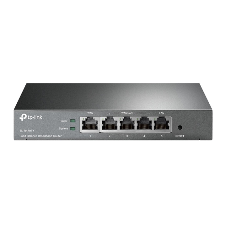 TP-LINK TL-R470T+ Kablet ruter Fast Ethernet Svart i gruppen Datautstyr / Nettverk / Routere hos TP E-commerce Nordic AB (A14986)