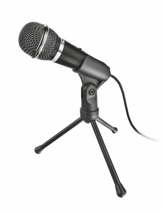 Trust 21671 Microphones Svart mikrofon for PC i gruppen Datautstyr / Datamaskin Tilbehør / Mikrofoner hos TP E-commerce Nordic AB (A15035)
