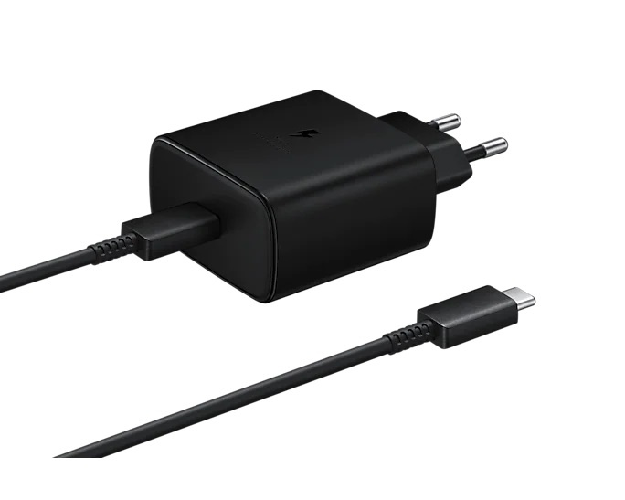 Samsung EP-TA845 Hurtiglader PD 3.0 45W med kabel 1 m, svart i gruppen SMARTTELEFON & NETTBRETT / Ladere og Kabler / Vegglader / Vegglader Type C hos TP E-commerce Nordic AB (A15057)