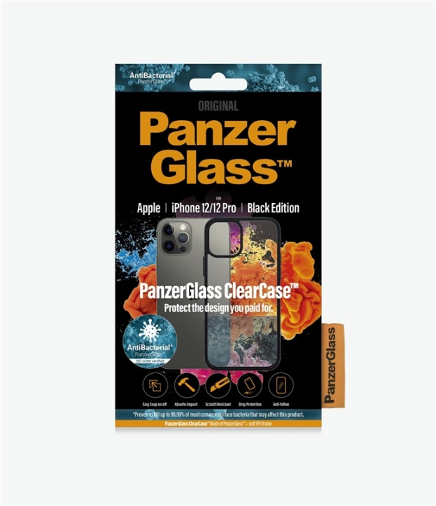 PanzerGlass 0252 Skall iPhone 12/12 Pro, gjennomsiktig i gruppen SMARTTELEFON & NETTBRETT / Mobilbeskyttelse / Apple / iPhone 12 hos TP E-commerce Nordic AB (A15080)