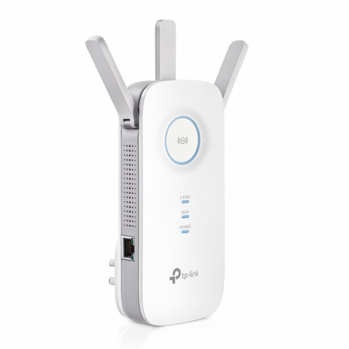 TP-LINK RE450 Nätverksrepeater Vit 10, 100, 1000 Mbit/s i gruppen Datautstyr / Nettverk / Extenders hos TP E-commerce Nordic AB (A15213)