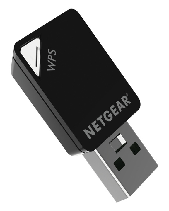 Netgear A6100 WLAN 433 Mbit/s i gruppen Datautstyr / Nettverk / Nettverkskort / USB Trådløs hos TP E-commerce Nordic AB (A15245)