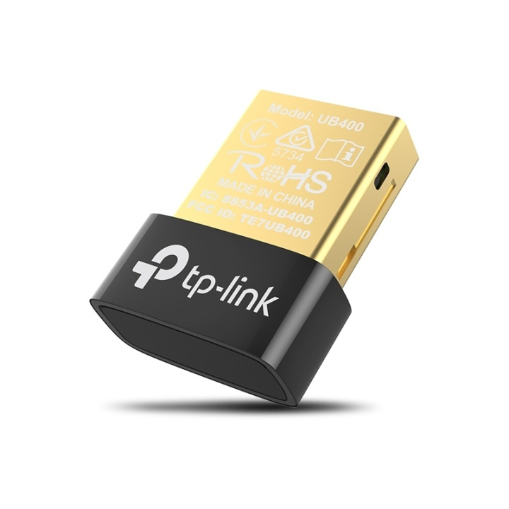 TP-LINK UB400 nätverkskort/adapters Bluetooth i gruppen Datautstyr / Datamaskin Tilbehør / Bluetooth-adaptere hos TP E-commerce Nordic AB (A15265)