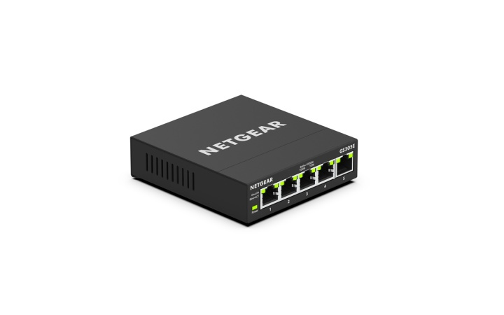 Netgear GS305E hanterad Gigabit Ethernet (10/100/1000) Svart i gruppen Datautstyr / Nettverk / Switcher / 10/100/1000Mbps hos TP E-commerce Nordic AB (A15275)