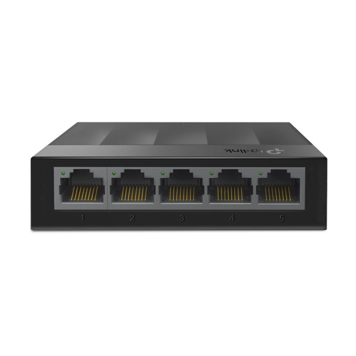 TP-LINK LS1005G Ohanterad Gigabit Ethernet (10/100/1000) Svart i gruppen Datautstyr / Nettverk / Switcher / 10/100/1000Mbps hos TP E-commerce Nordic AB (A15282)
