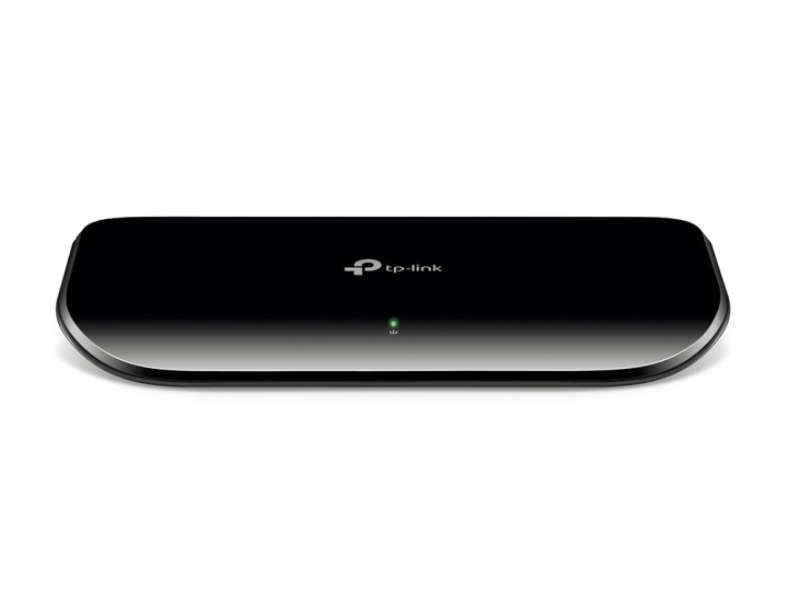 TP-LINK TL-SG1008D Ikke-administrert Gigabit Ethernet (10/100/1000) Svart i gruppen Datautstyr / Nettverk / Switcher hos TP E-commerce Nordic AB (A15289)
