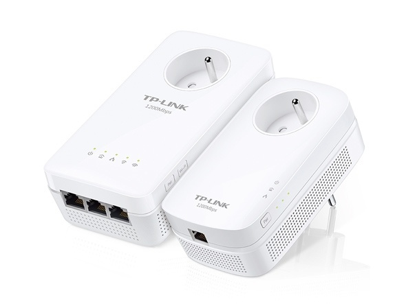 TP-LINK AV1200 1200 Mbit/s Nätverksansluten (Ethernet) Wi-Fi Vit 2 styck i gruppen Datautstyr / Nettverk / Homeplug/Powerline hos TP E-commerce Nordic AB (A15344)