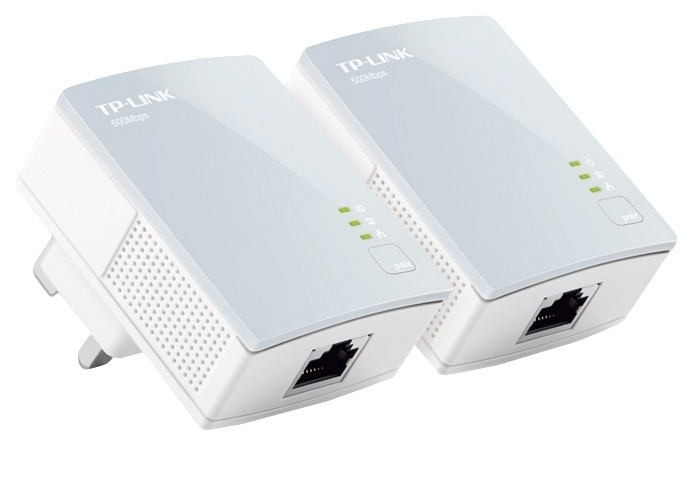 TP-LINK PA411KIT 500 Mbit/s Nätverksansluten (Ethernet) Vit 2 styck i gruppen Datautstyr / Nettverk / Homeplug/Powerline hos TP E-commerce Nordic AB (A15346)
