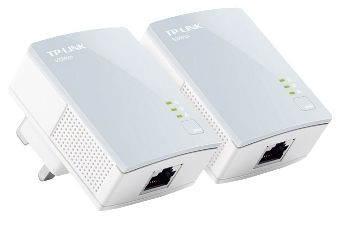 TP-LINK PA411KIT 500 Mbit/s Networked (Ethernet) Hvit 2 stk i gruppen Datautstyr / Nettverk / Homeplug/Powerline hos TP E-commerce Nordic AB (A15346)