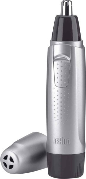 Braun Exact Series EN 10 presisjonstrimmer Svart, sølv i gruppen HELSE OG SKJØNNHET / Hår & styling / Barbering og trimming / Nesehårtrimmere hos TP E-commerce Nordic AB (A15351)