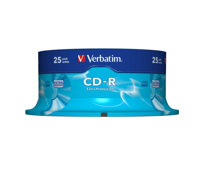 Verbatim CD-R Extra Protection 700 MB 25 styck i gruppen Elektronikk / Lagringsmedia / CD/DVD/BD-plater / CD-R hos TP E-commerce Nordic AB (A15421)