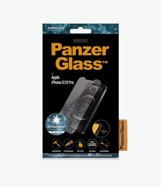PanzerGlass 2708 Skjermbeskytter Transparent skjermbeskytter iPhone 12/12 Pro i gruppen SMARTTELEFON & NETTBRETT / Mobilbeskyttelse / Apple / iPhone 12 / Skjermbeskyttelse hos TP E-commerce Nordic AB (A15440)