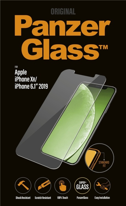 PanzerGlass 2662 skärmskydd Genomskinligt skärmskydd Apple 1 styck i gruppen SMARTTELEFON & NETTBRETT / Mobilbeskyttelse / Apple / iPhone XR / Skjermbeskyttelse hos TP E-commerce Nordic AB (A15476)