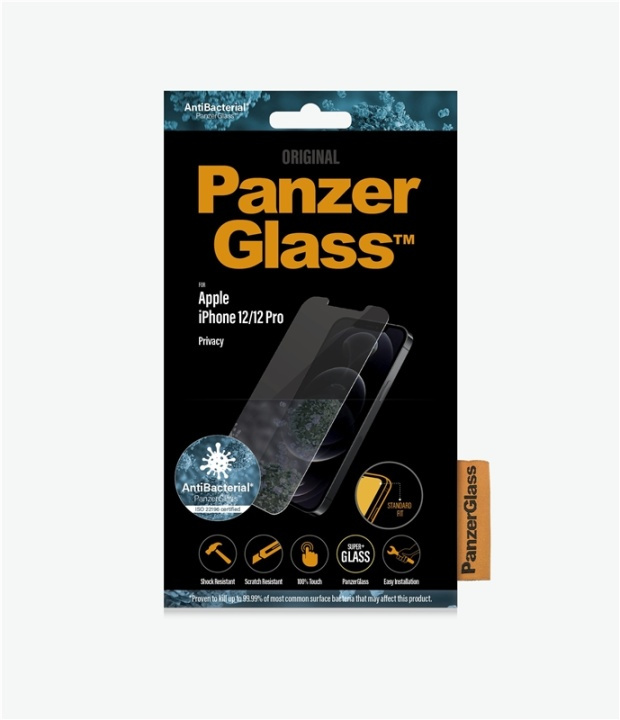 PanzerGlass P2708 skjermbeskytter Apple 1 stk i gruppen SMARTTELEFON & NETTBRETT / Mobilbeskyttelse / Apple / iPhone 12 / Skjermbeskyttelse hos TP E-commerce Nordic AB (A15498)