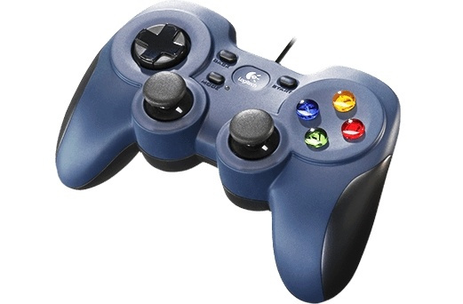 Logitech F310 Svart, blå USB 2.0 spillbrett-PC i gruppen Datautstyr / GAMING / Gamepad hos TP E-commerce Nordic AB (A15515)