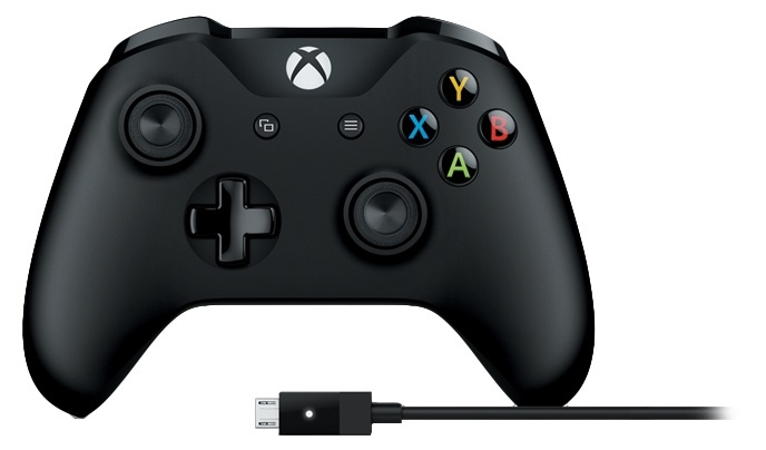 Microsoft 4N6-00002 Spillkonsoller Svart Bluetooth/USB Gamepad PC, Xbox One i gruppen Elektronikk / TV-spill & tilbehør / Xbox One / Tilbehør hos TP E-commerce Nordic AB (A15517)
