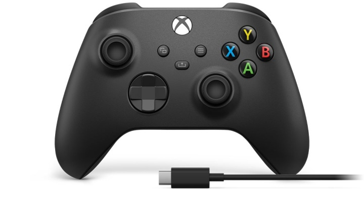 Microsoft Xbox Wireless Controller + USB-C Cable Svart Spelplatta Analog / Digit i gruppen Elektronikk / TV-spill & tilbehør / Xbox Series X hos TP E-commerce Nordic AB (A15518)