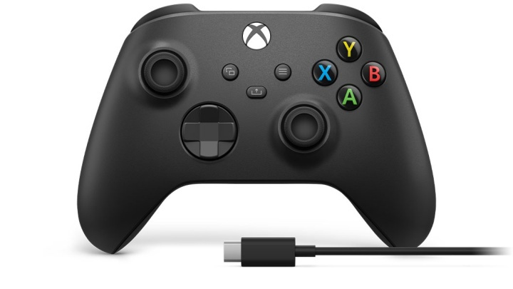 Microsoft Xbox trådløs kontroller + USB-C-kabel Svart spillbrett Analog/Digital i gruppen Elektronikk / TV-spill & tilbehør / Xbox One / Tilbehør hos TP E-commerce Nordic AB (A15518)