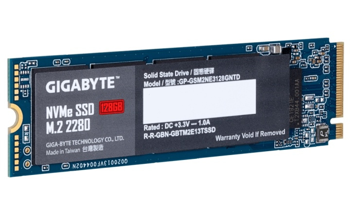 Gigabyte GP-GSM2NE3128GNTD SSD-harddisk M.2 128 GB PCI Express 3.0 NVMe i gruppen Datautstyr / PC-Komponenter / Harddisker / SSD hos TP E-commerce Nordic AB (A15522)