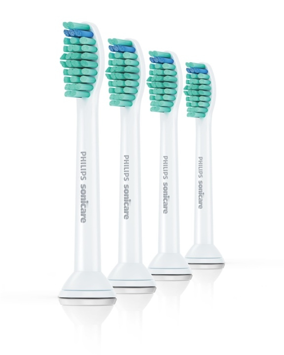 Philips Sonicare ProResults HX6014/07 tandborsthuvuden 4 styck Vit i gruppen HELSE OG SKJØNNHET / Munnpleie / Elektriske tannbørster tilbehør hos TP E-commerce Nordic AB (A15609)