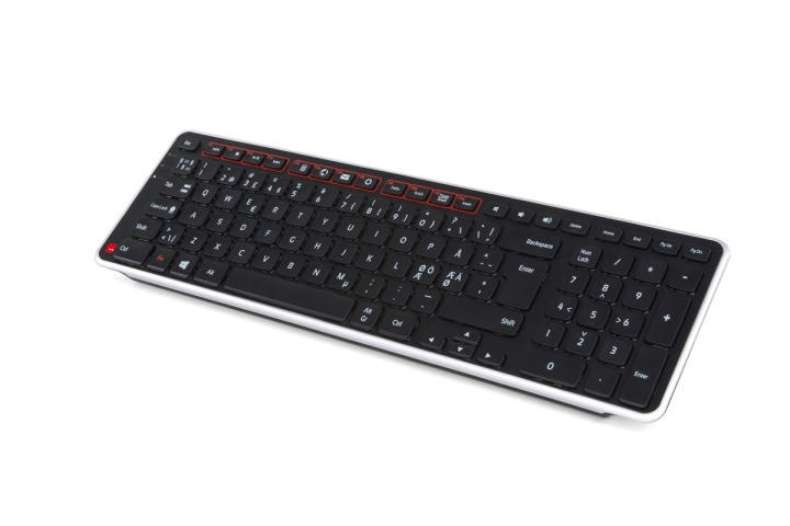 Contour Design Balance tangentbord RF Trådlös QWERTY Nordiska språk Svart i gruppen Datautstyr / Mus & Tastatur / Tastatur / Trådløs hos TP E-commerce Nordic AB (A15610)