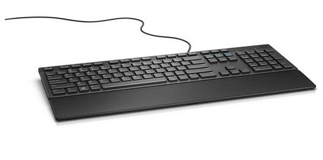 Dell KB216 Tastatur QWERTY Dansk Svart i gruppen Datautstyr / Mus & Tastatur / Tastatur / Kablede hos TP E-commerce Nordic AB (A15611)