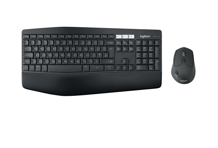 Logitech MK850 tangentbord Trådlös RF + Bluetooth QWERTY Nordiska språk Svart i gruppen Datautstyr / Mus & Tastatur / Tastatur / Trådløs hos TP E-commerce Nordic AB (A15634)