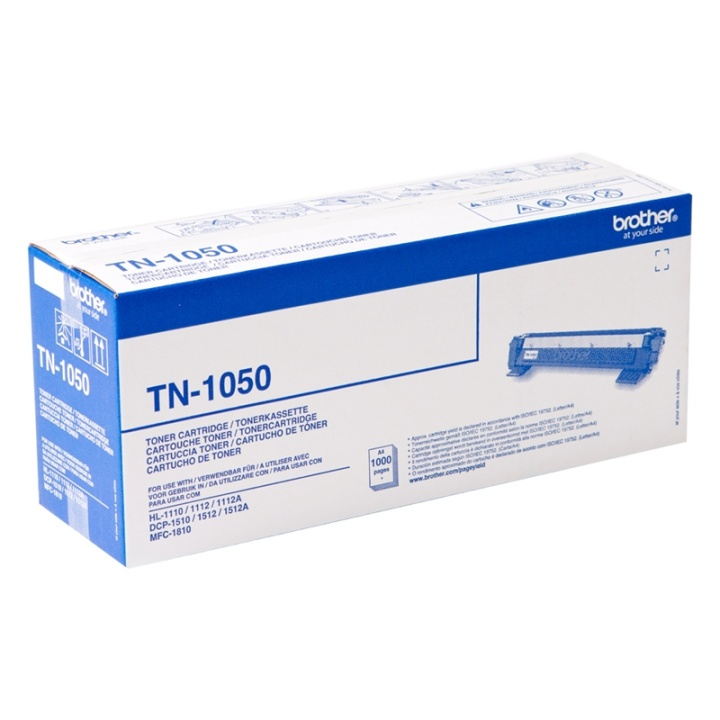 Brother TN-1050 Tonerkassett 1 stk Original svart i gruppen Datautstyr / Skrivere og tilbehør / Blekk og toner / Toner / Brother hos TP E-commerce Nordic AB (A15678)