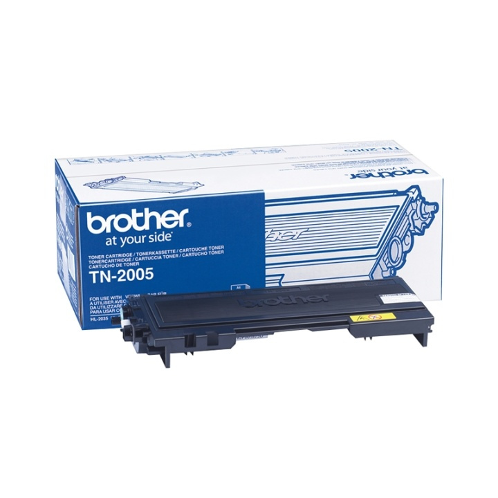 Brother TN-2005 Tonerkassett Tonerkassett Original svart i gruppen Datautstyr / Skrivere og tilbehør / Blekk og toner / Toner / Brother hos TP E-commerce Nordic AB (A15683)