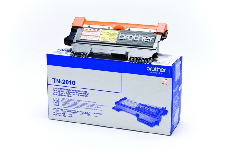 Brother TN-2010 Tonerkassett 1 stk Original svart i gruppen Datautstyr / Skrivere og tilbehør / Blekk og toner / Toner / Brother hos TP E-commerce Nordic AB (A15684)
