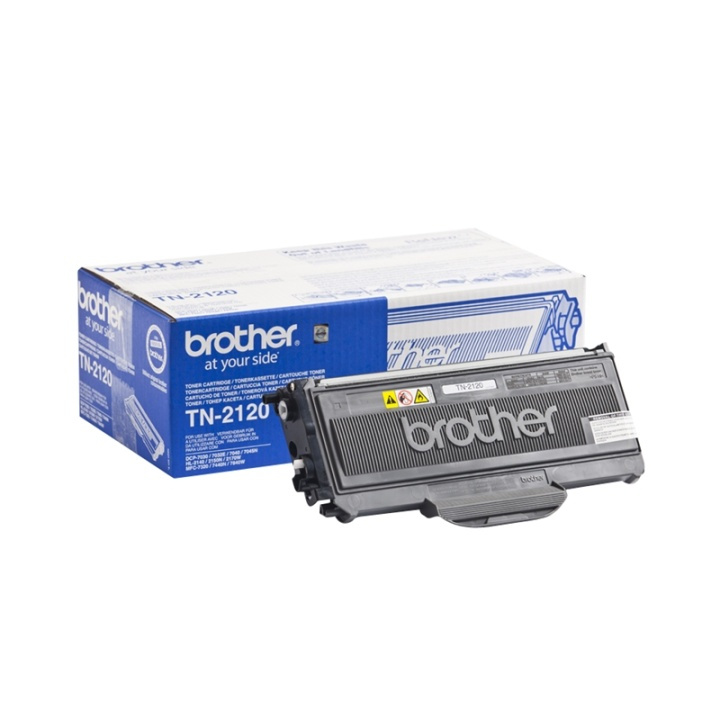 Brother TN-2120 Tonerkassett 1 styck Original Svart i gruppen Datautstyr / Skrivere og tilbehør / Blekk og toner / Toner / Brother hos TP E-commerce Nordic AB (A15685)