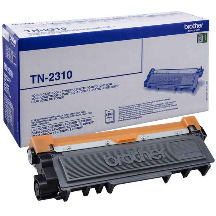 Brother TN-2310 Tonerkassett 1 stk Original svart i gruppen Datautstyr / Skrivere og tilbehør / Blekk og toner / Toner / Brother hos TP E-commerce Nordic AB (A15692)