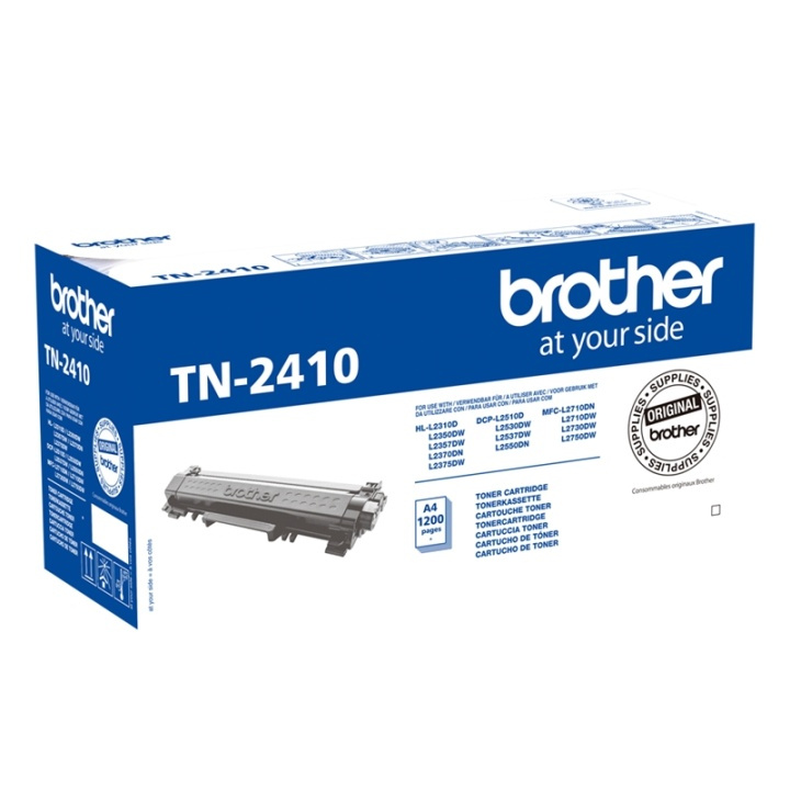 Brother TN-2410 Tonerkassett 1 styck Original Svart i gruppen Datautstyr / Skrivere og tilbehør / Blekk og toner / Toner / Brother hos TP E-commerce Nordic AB (A15694)