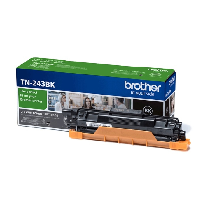 Brother TN-243BK Tonerkassett 1 styck Original Svart i gruppen Datautstyr / Skrivere og tilbehør / Blekk og toner / Toner / Brother hos TP E-commerce Nordic AB (A15700)