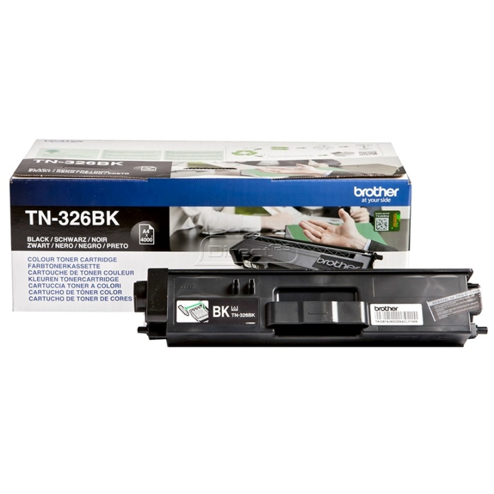 Brother TN-326BK Tonerkassett 1 styck Original Svart i gruppen Datautstyr / Skrivere og tilbehør / Blekk og toner / Toner / Brother hos TP E-commerce Nordic AB (A15722)